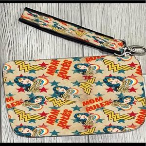 Wonder Women Mom Rules Wristlet